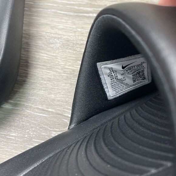 Nike Victori One Slide Black White Womens Size 11 Sandal‎ Slide CN9677 005 - Picture 7 of 7